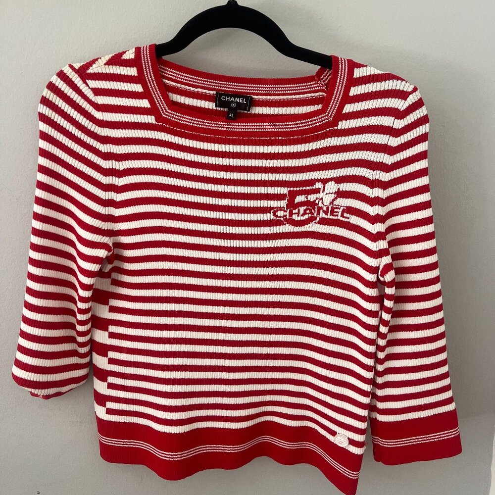 Vintage Chanel Boat Neck Sweater